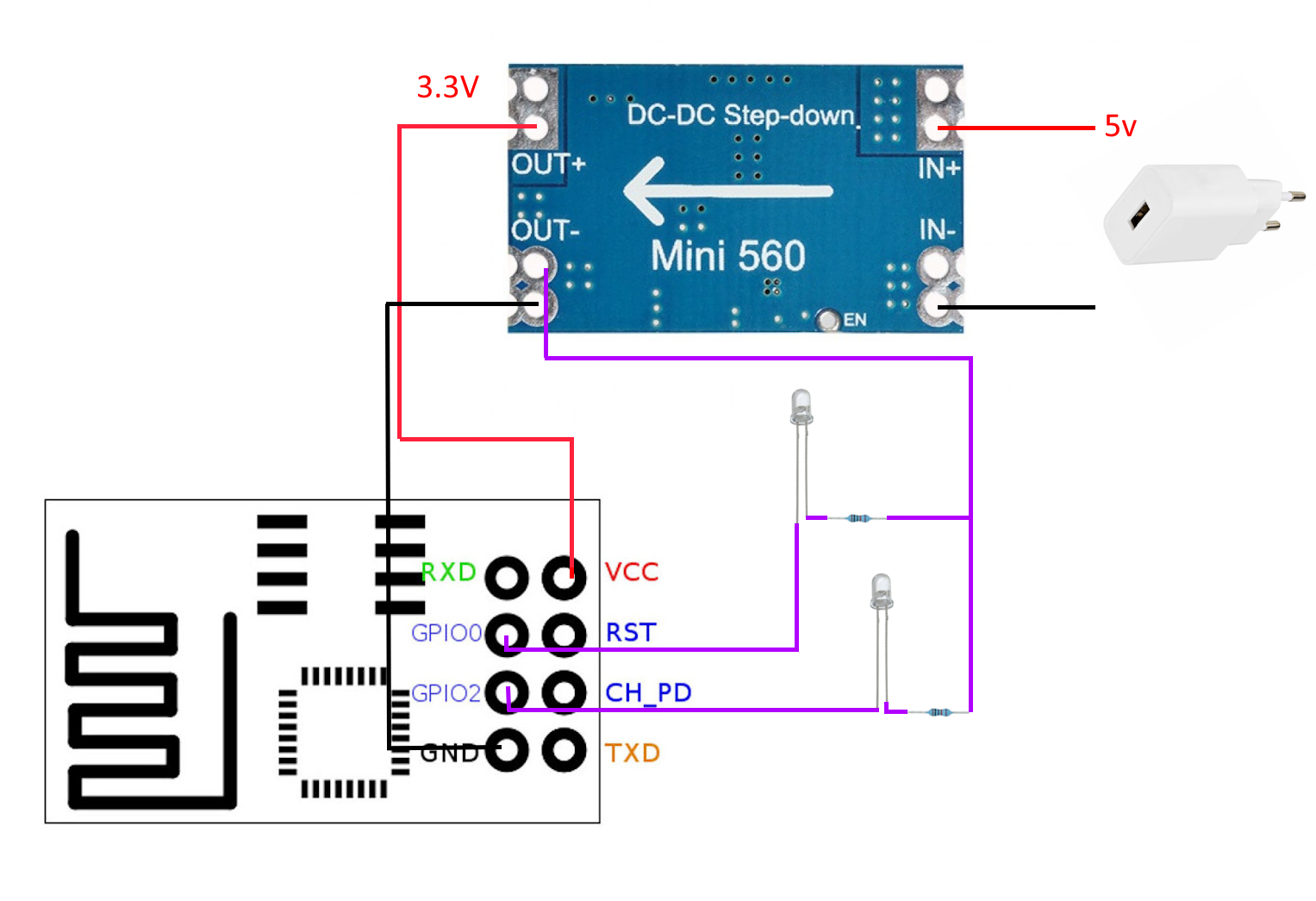 Schematic overview circuit